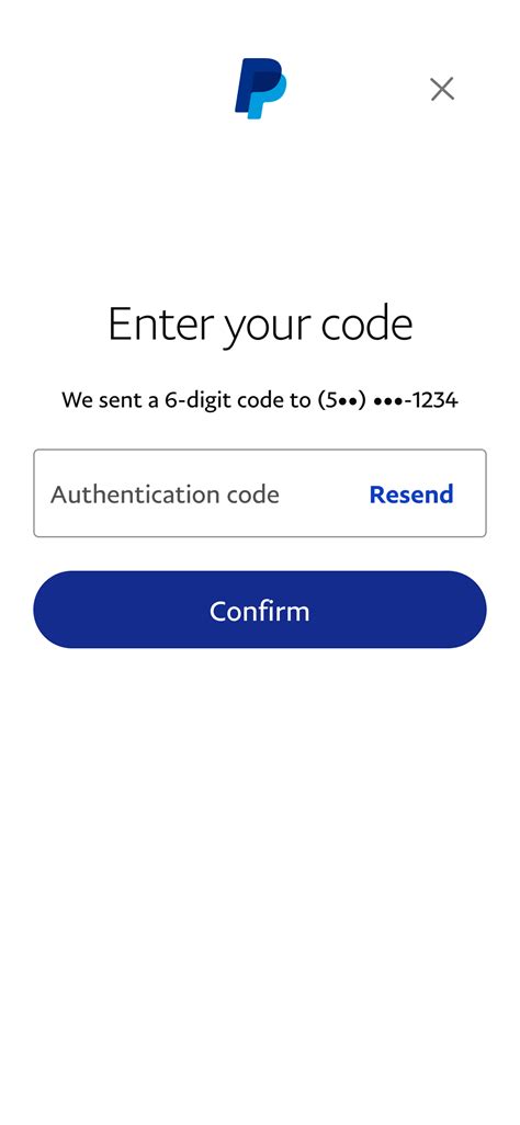 paypal security code